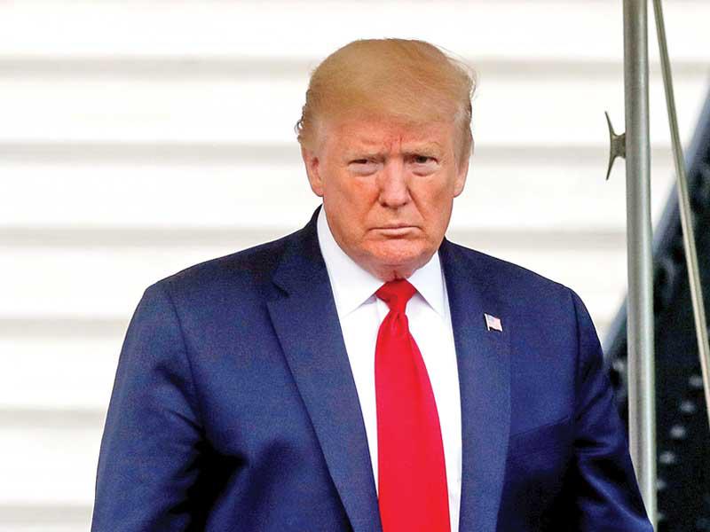 الرئيس الامريكي دونالد ترامب