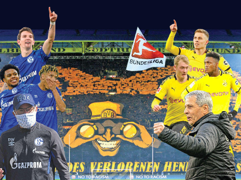 ديربي فيروس كورونا بين بوروسيا دورتمـــوند وشالكه في البوندسليغا غداً