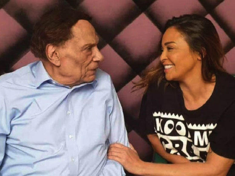 الفنانة داليا البحيري والفنان عادل إمام 