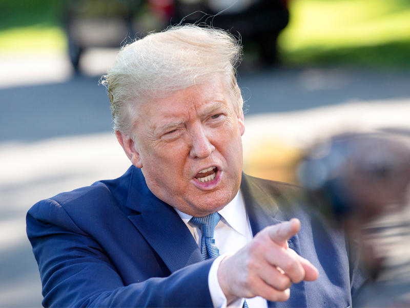 الرئيس الامريكي دونالد ترامب