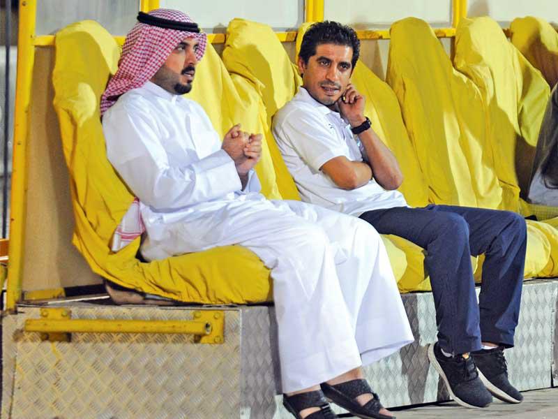 الشيخ تركي اليوسف وسلمان عواد