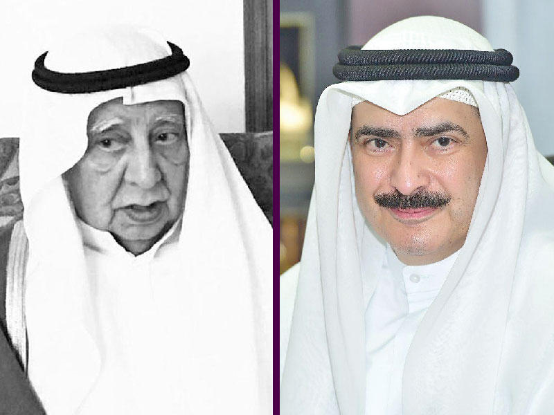 الأمين العام للمجلس الوطني للثقافة والفنون والآداب كامل العبدالجليل -  الباحث والأديب والمؤلف محمد الشيخ صالح الإبراهيم 