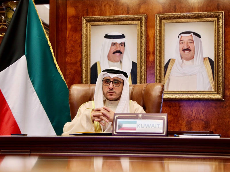 وزير الخارجية رئيس مجلس إدارة الصندوق الكويتي للتنمية الاقتصادية العربية الشيخ د. أحمد الناصر 