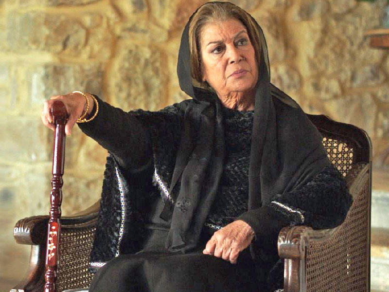  الفنانة السورية منى واصف في مسلسل الهيبة 