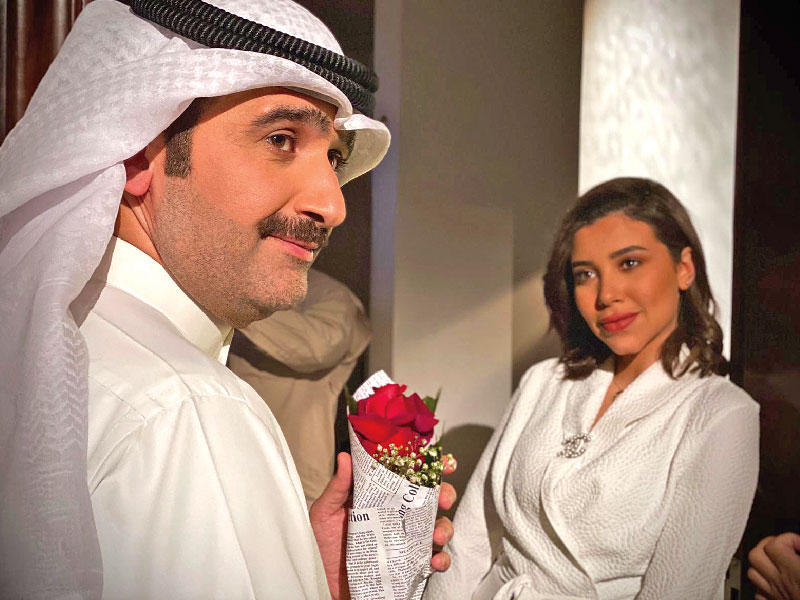  الفنانة تقى والفنان أحمد إيراج