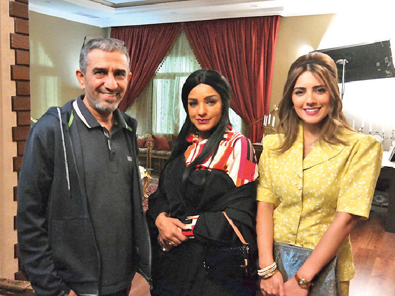 أحمد المقلة في أحد أعماله السابقة