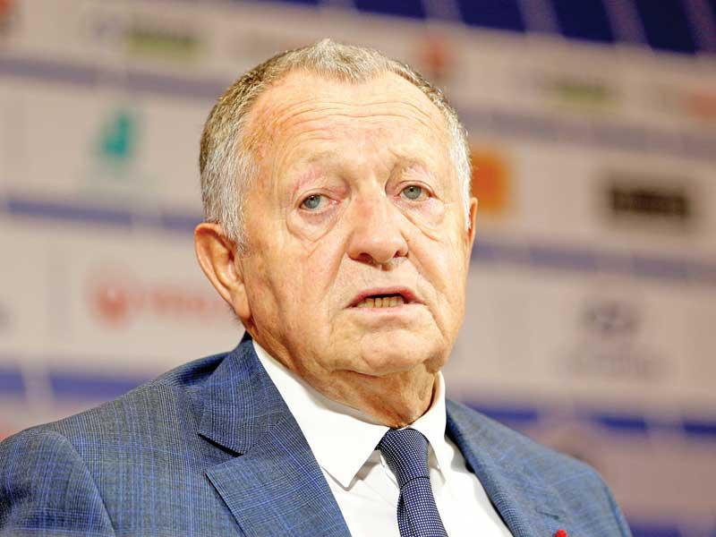 رئيس نادي أولمبيك ليون الفرنسي جان ميشال أولاس