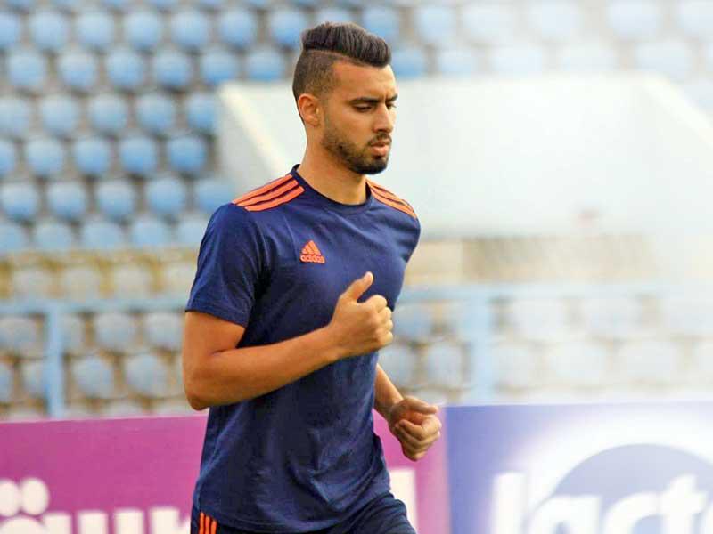 لاعب نادي الاسماعيلي باهر المحمدي