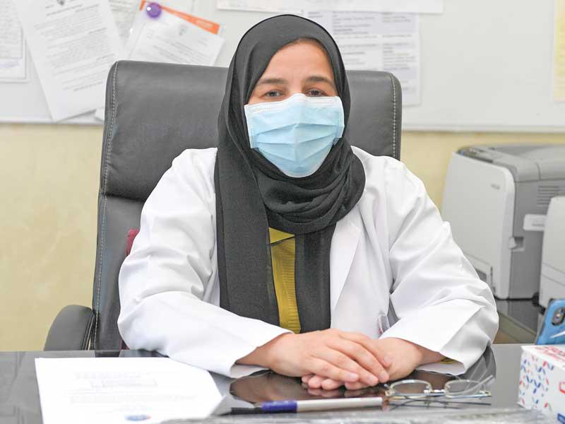 رئيسة مركز الصقر التخصصي د. سناء العلي           (تصوير نوفل ابراهيم)