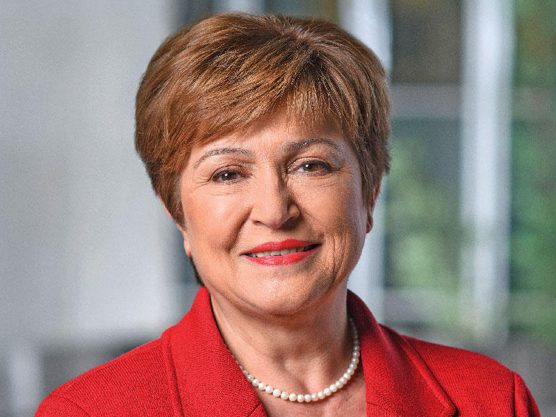 الرئيسة التنفيذية لصندوق النقد الدولي، كريستالينا جورجيفا