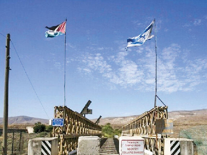 منطقة الباقورة على الحدود الإسرائيلي مع الأردن