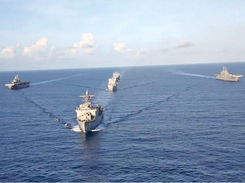 العمليات البحرية العسكرية الأميركية في الكاريبي في 26 مارس 2019 اعتبرت مقدمة لحصار فنزويلا