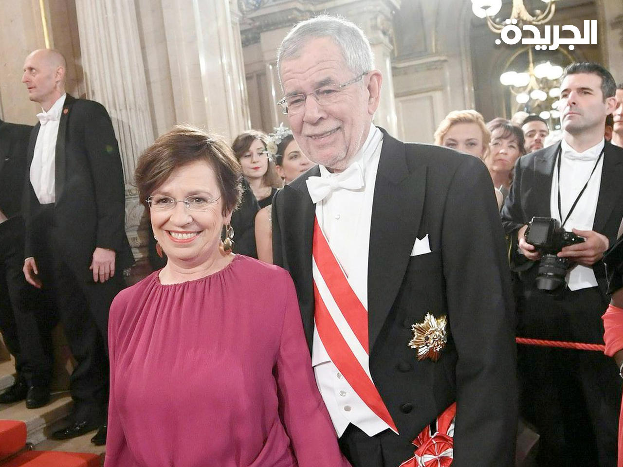 الرئيس النمساوي وزوجته