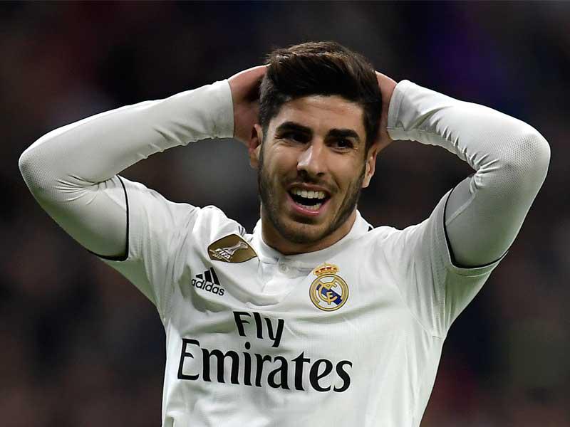 لاعب نادي ريال مدريد الاسباني ماركو أسينسيو 