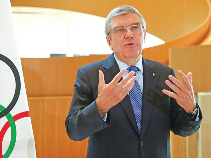 رئيس اللجنة الأولمبية الدولية توماس باخ