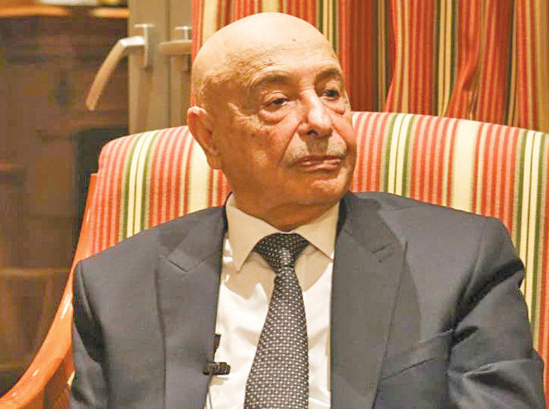 رئيس مجلس نواب ليبيا عقيلة صالح