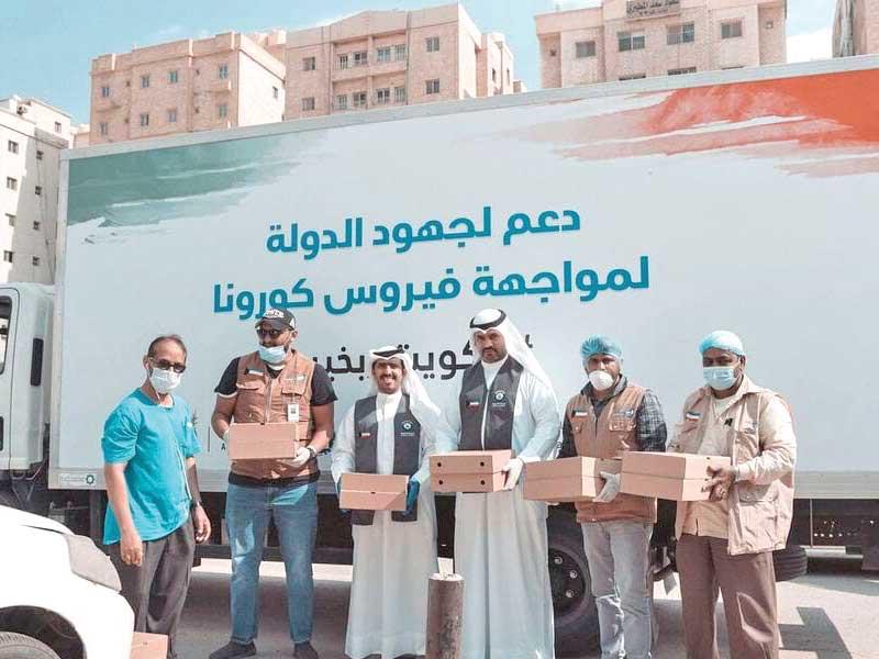  2800 متطوع في مشاريع جمعية النجاة الخيري خلال أزمة كورونا