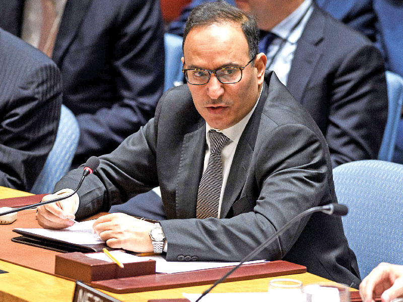 مندوب الكويت الدائم لدى الأمم المتحدة، السفير منصور العتيبي