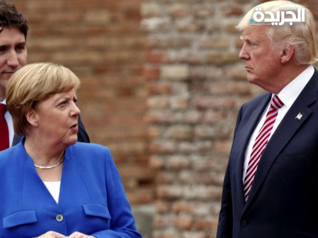 ترامب وميركل في مناسبة سابقة