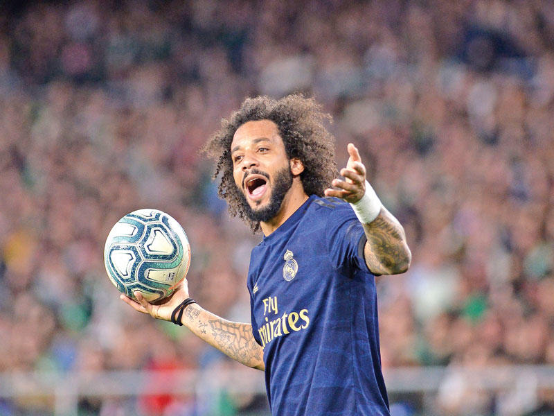 مارسيلو الظهير الأيسر لنادي ريال مدريد