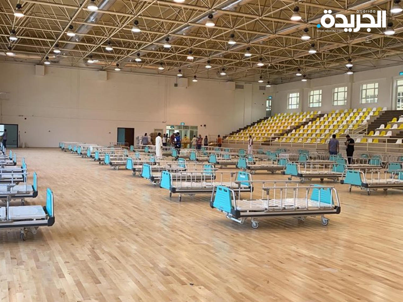 مستشفى ميداني في مركز شباب جليب الشيوخ