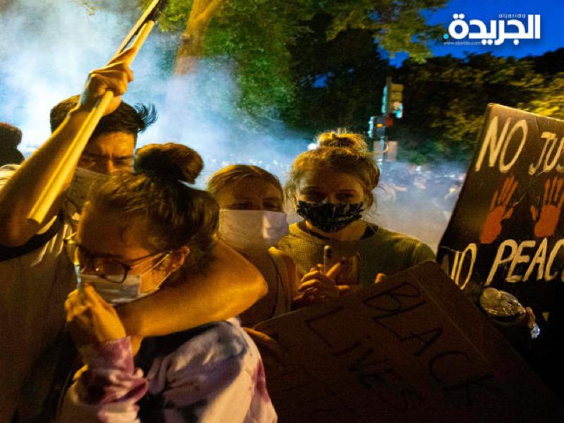 جانب من التظاهرات الاميركية