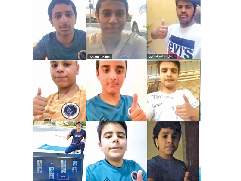 جانب من التدريب