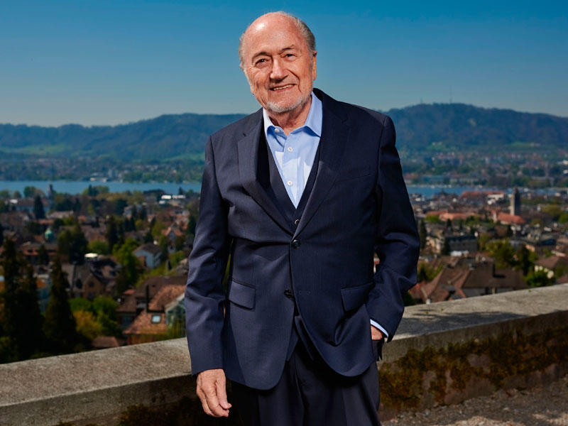 جوزيف بلاتر الرئيس السابق للاتحاد الدولي لكرة القدم (فيفا) 