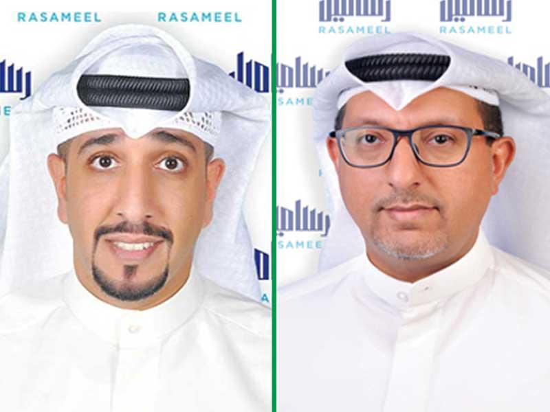 نائب الرئيس التنفيذي- إدارة علاقات العملاء في شركة رساميل للاستثمار، علي الفليج- نائب الرئيس– إدارة الاستثمارات البديلة في شركة رساميل للاستثمار، محمد طارق الثاقب