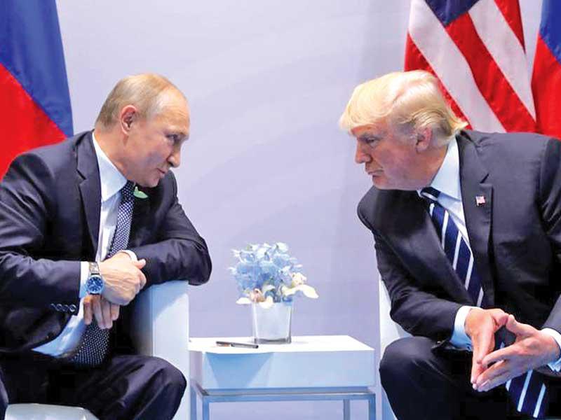 الرئيس الأميركي دونالد ترامب والرئيس الروسي فلاديمير بوتين