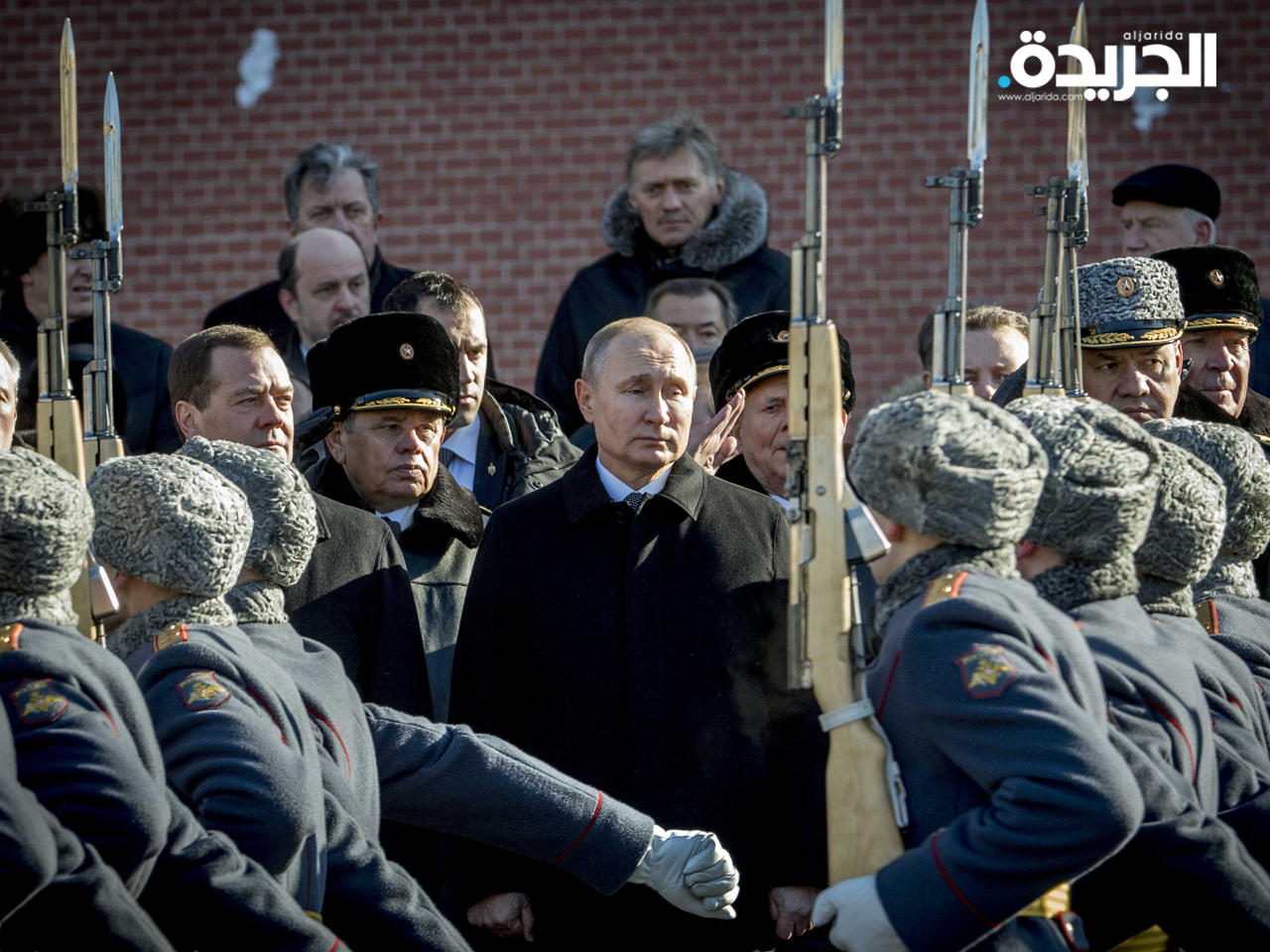 بوتين خلال عرض عسكري تقليدي سابق