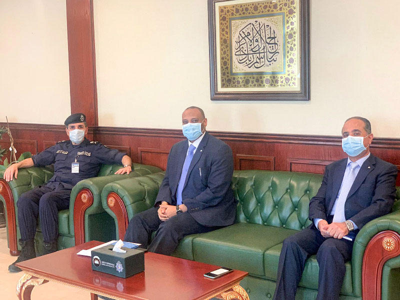 اللواء طلال معرفي مستقبلا مسؤول الصليب الاحمر