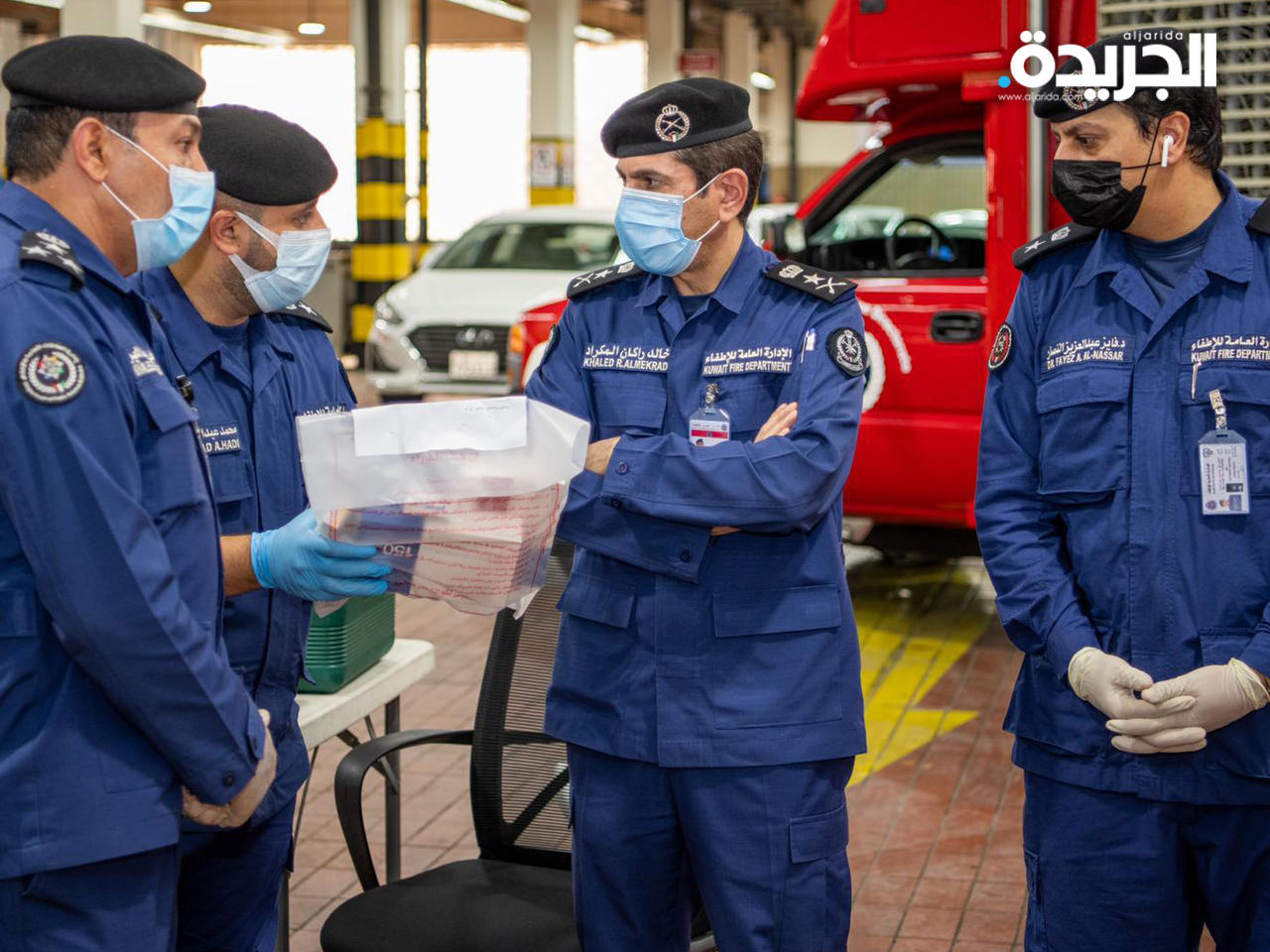 المكراد تفقد عملية فرز وتوزيع الأدوية التي تجاوزت 45 ألف وصفة