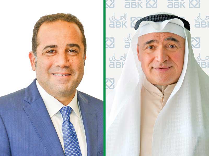 رئيس مجلس إدارة البنك الأهلي الكويتي ـ مصر علي معرفي- خالد السلاوي