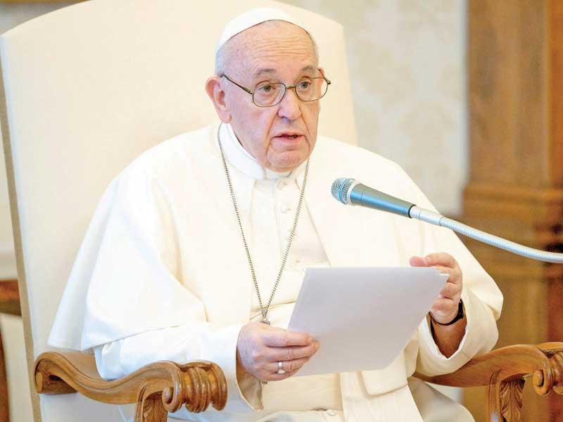 بابا الفاتيكان البابا فرنسيس