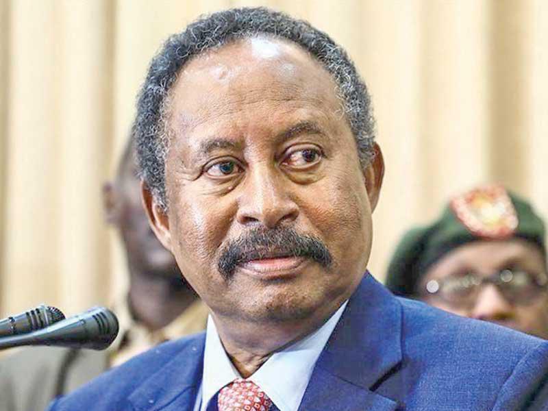 رئيس الوزراء السوداني عبدالله حمدوك