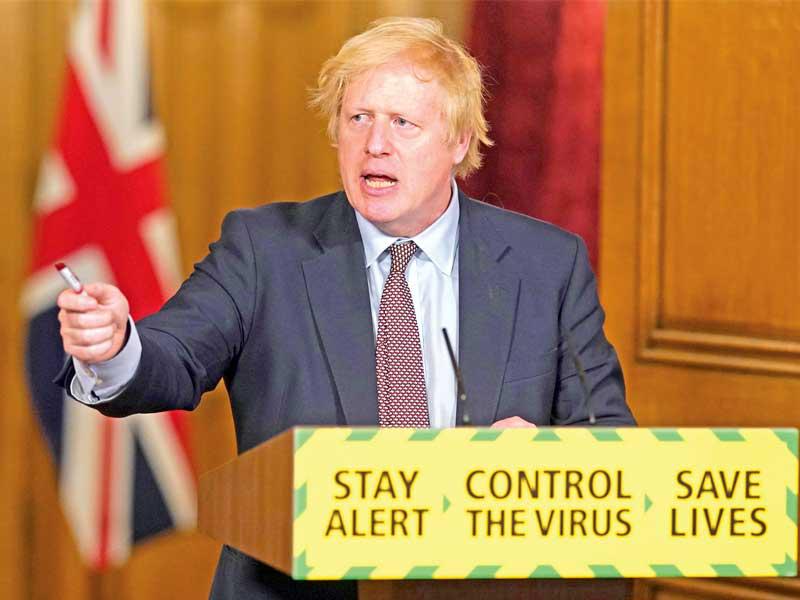 رئيس الوزراء البريطاني بوريس جونسون