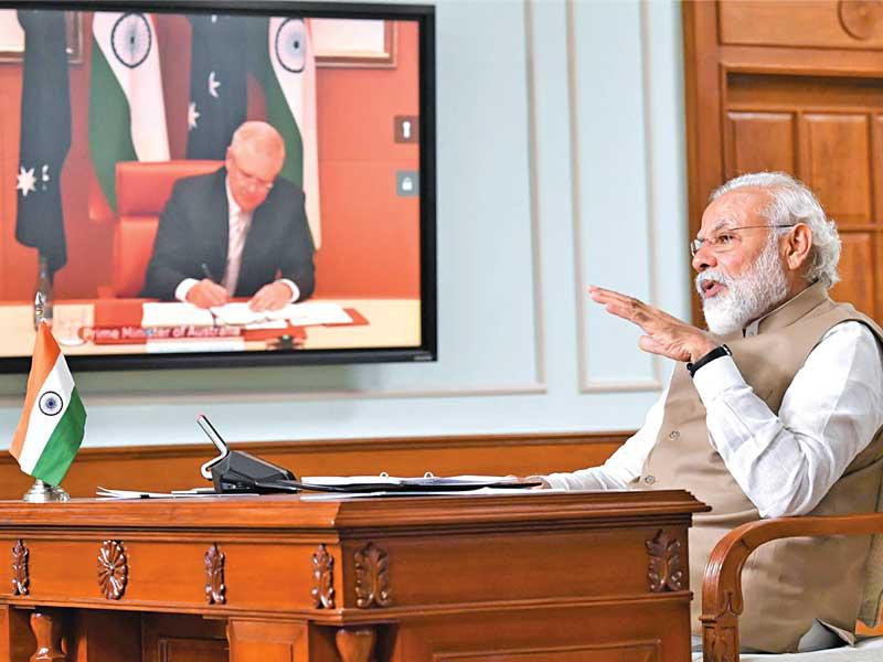 الهند وأستراليا تعززان تعاونهما الدفاعي والاستراتيجي