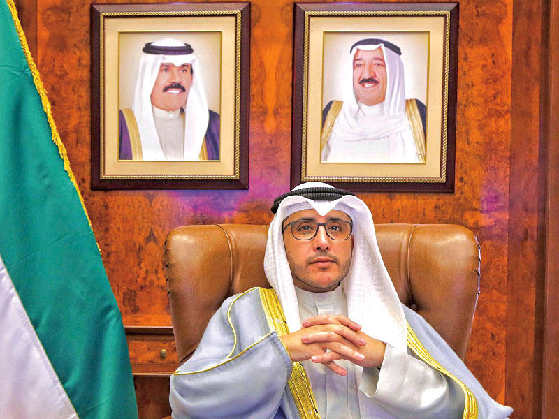  وزير الخارجية الشيخ د. أحمد الناصر مترئسا وفد الكويت في قمة التحالف