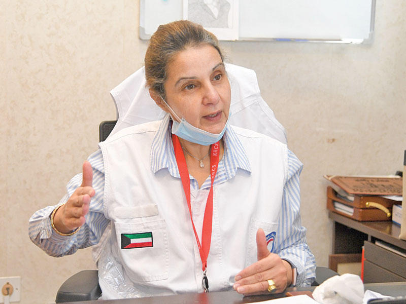 الأمينة العامة لجمعية الهلال الأحمر مها البرجس 