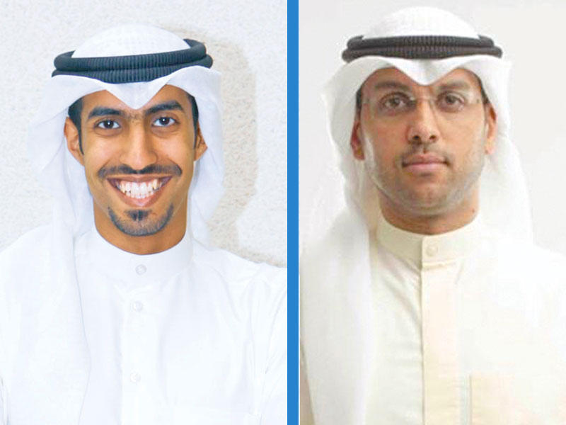 رئيسا قسم اللغة العربية محمد السداني وفهد السبيعي