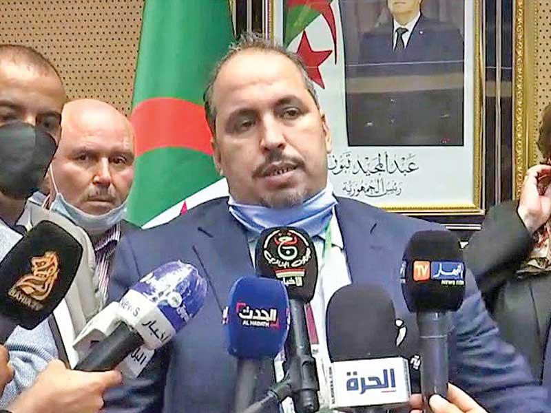 الحاكم الجزائري السابق والأمين العام الجديد لحزب جبهة التحرير بعجي أبوالفضل