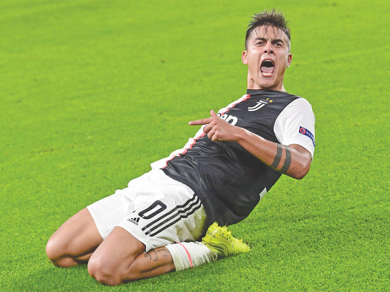 باولو ديبالا نجم فريق يوفنتوس الإيطالي 