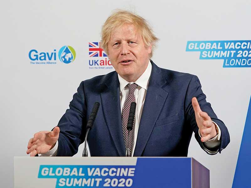  رئيس الوزراء البريطاني بوريس جونسون