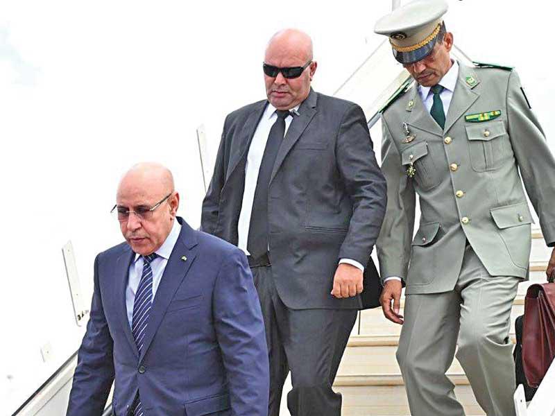 الرئيس الموريتاني محمد ولد الشيخ الغزواني