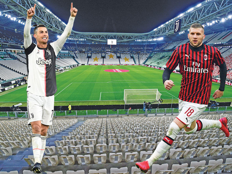 ريبيتش نجم ميلان - رونالدو نجم يوفنتوسn 