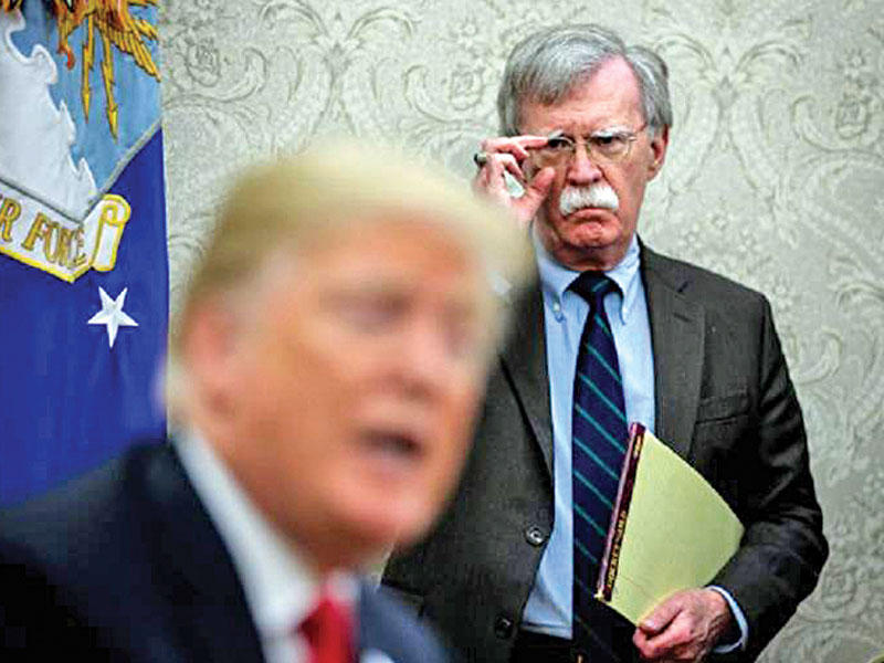 المستشار السابق للأمن القومي الأميركي جون بولتون