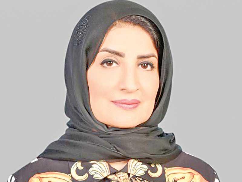  مديرة إدارة الحركة البريدية في وزارة المواصلات صديقة خاجة