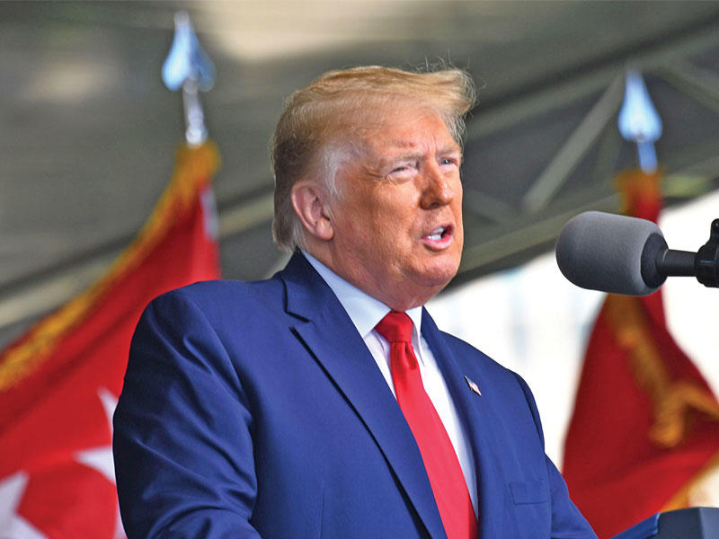 الرئيس دونالد ترامب 