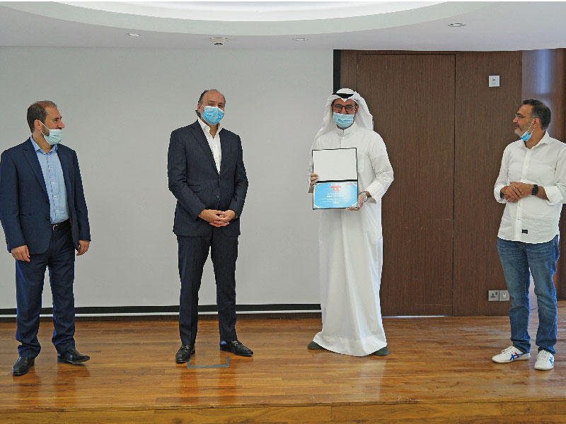 الرئيس التنفيذي فادي قعوار يكرم القائمين على ANA